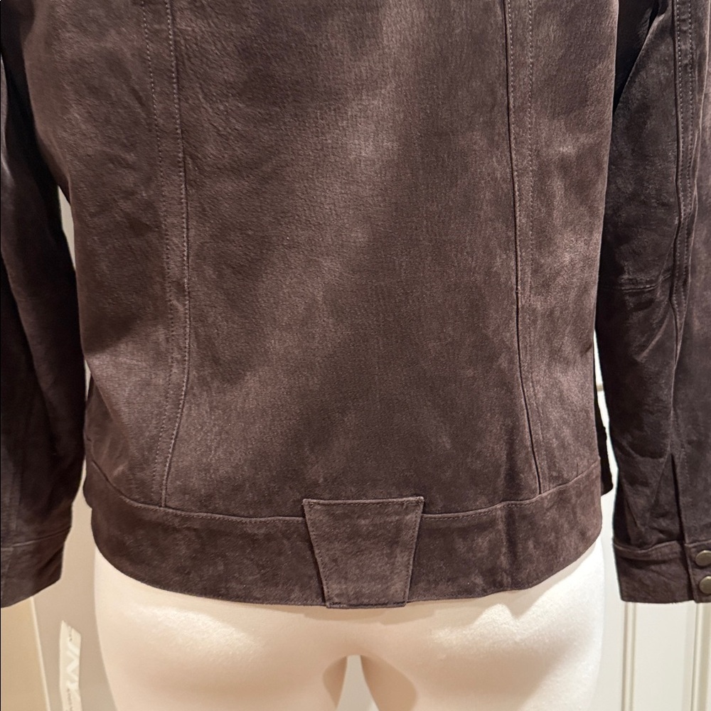 NWT Vintage 90s/Y2K SIZE 1X Jones New York Sport Brown Suede Jacket ~~MSRP $169 - Picture 7 of 16